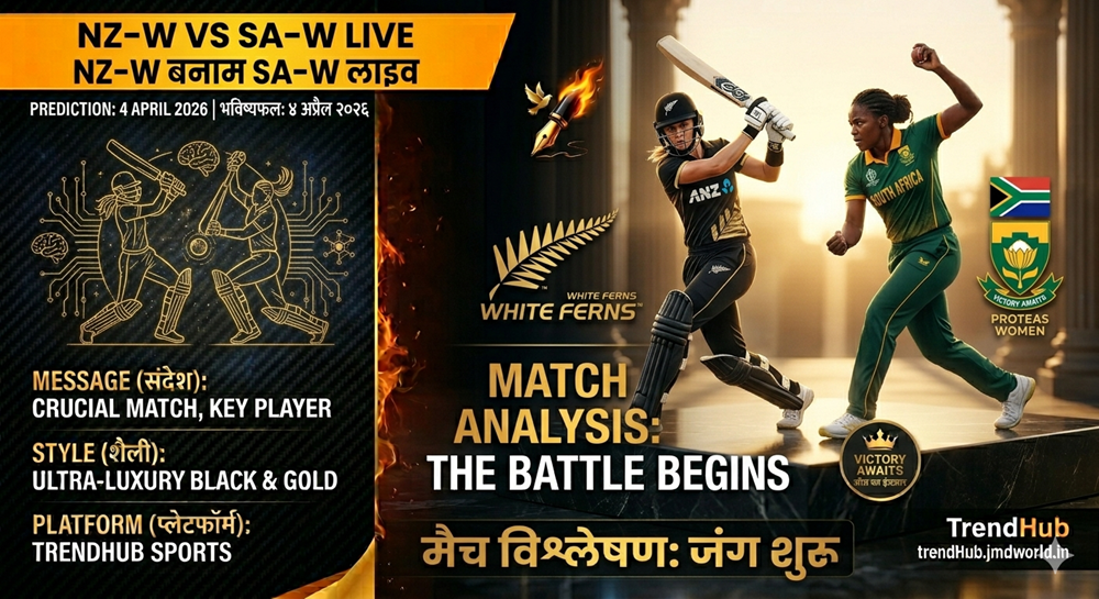 🏏 NZ-W vs SA-W Live Update: New Zealand-W बनाम South Africa-W—रोमांचक जंग!